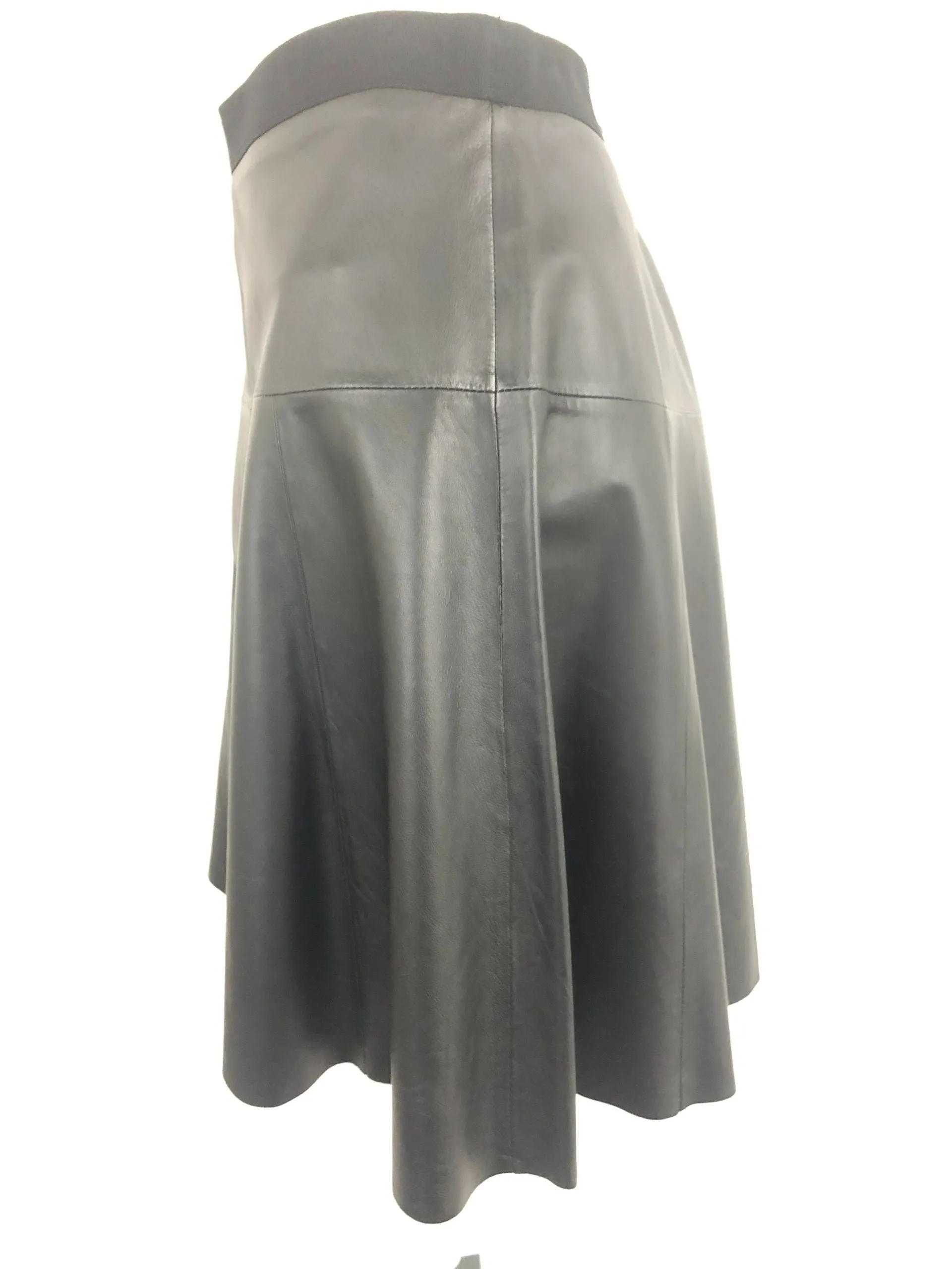 Vince Leather Skirt Size 8