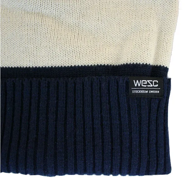 WeSC - Palle Pom Pom Unisex Knitted Beanie Hat - Angora SALE
