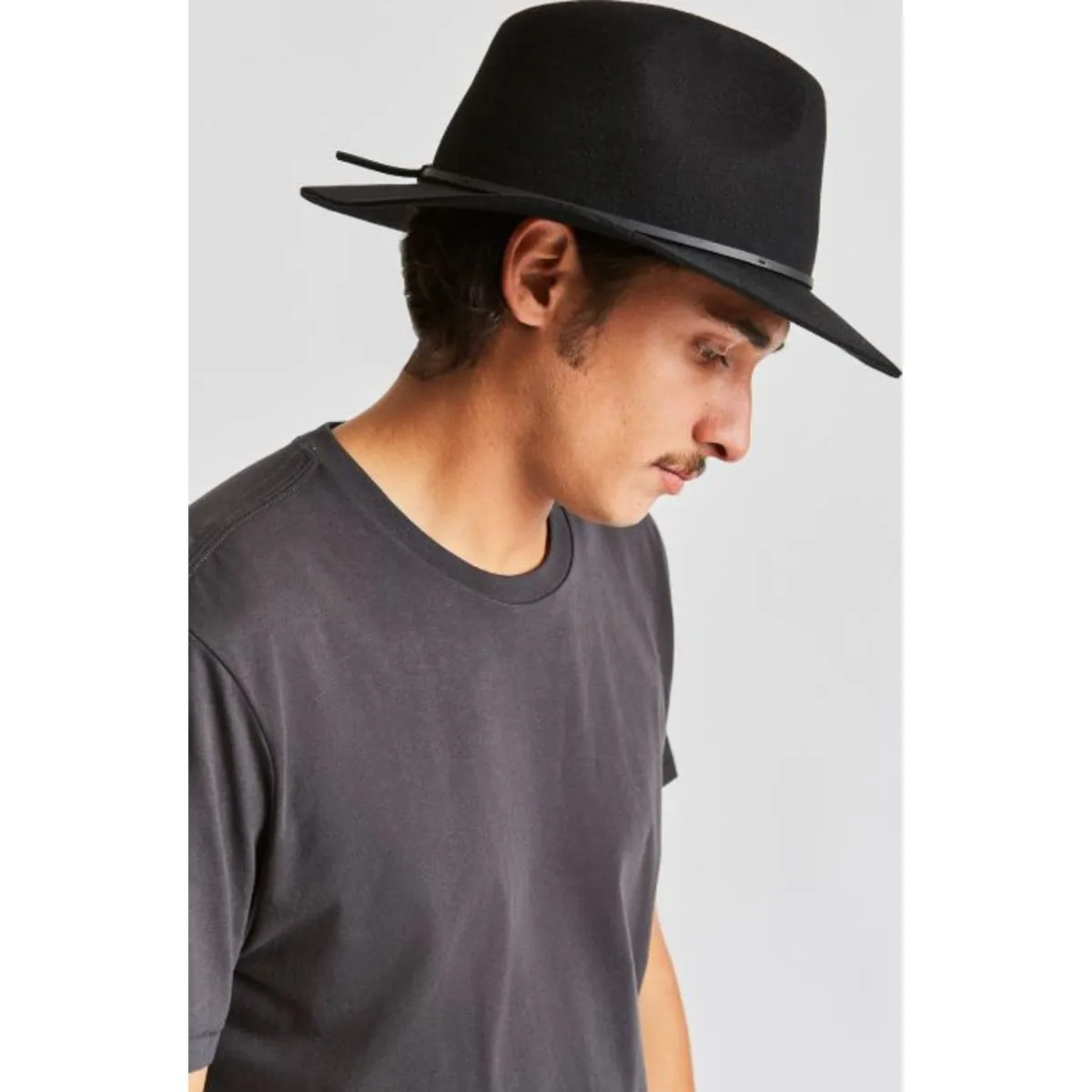 Wesley Cotton Fedora - Black