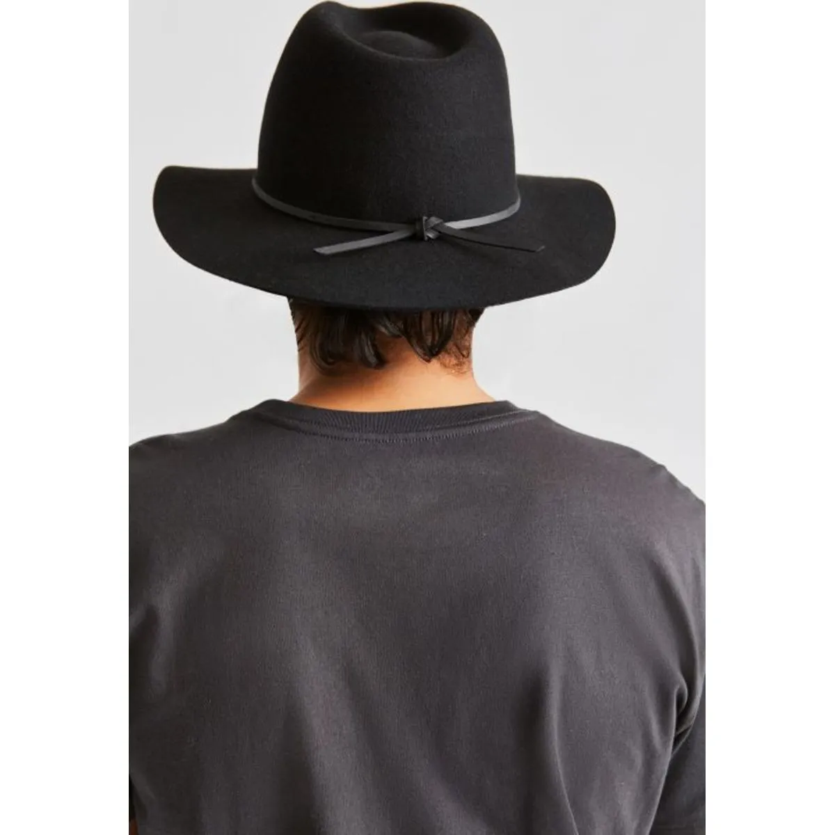 Wesley Cotton Fedora - Black