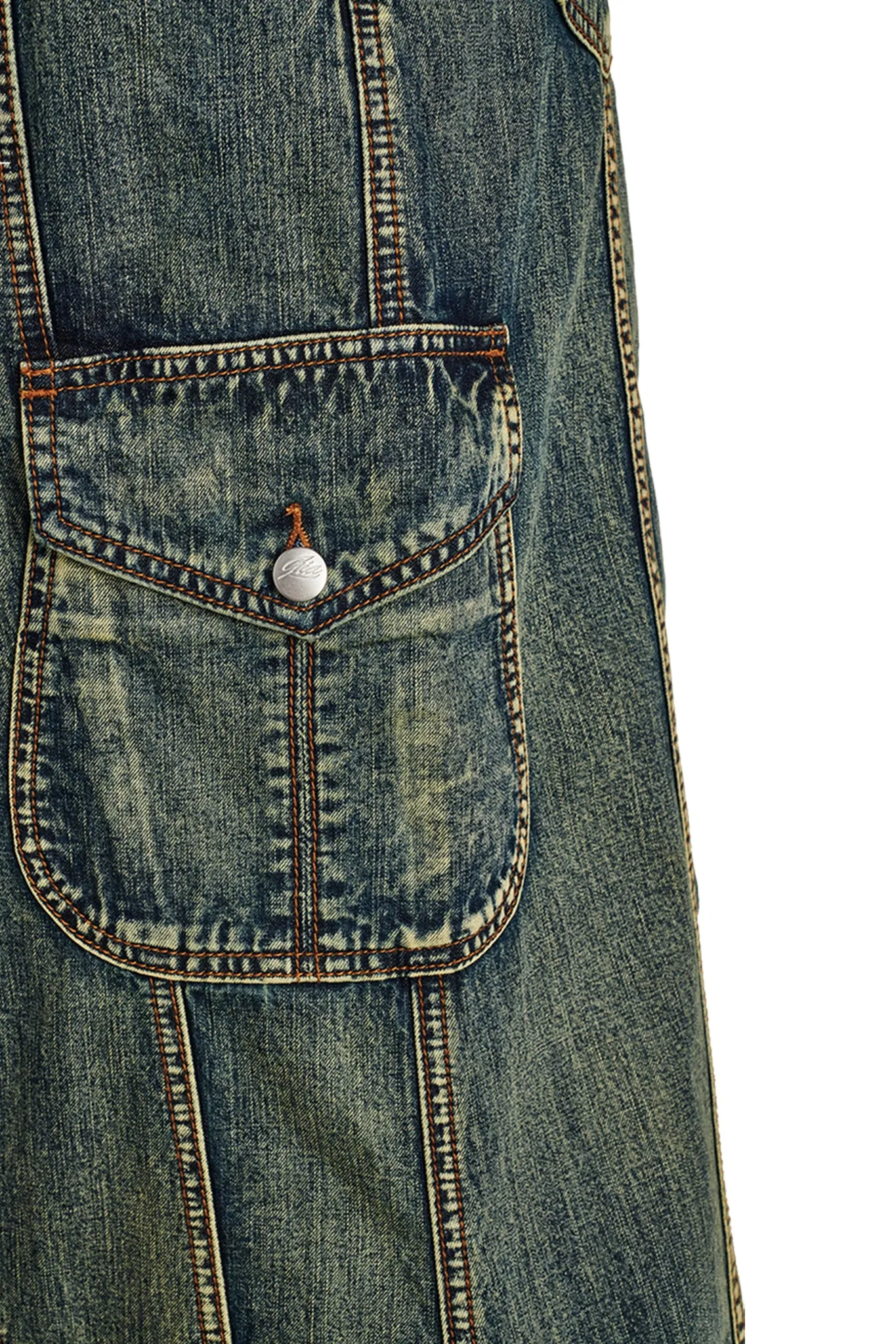 WESTIN SKIRT - BLUE : VINTAGE WASH