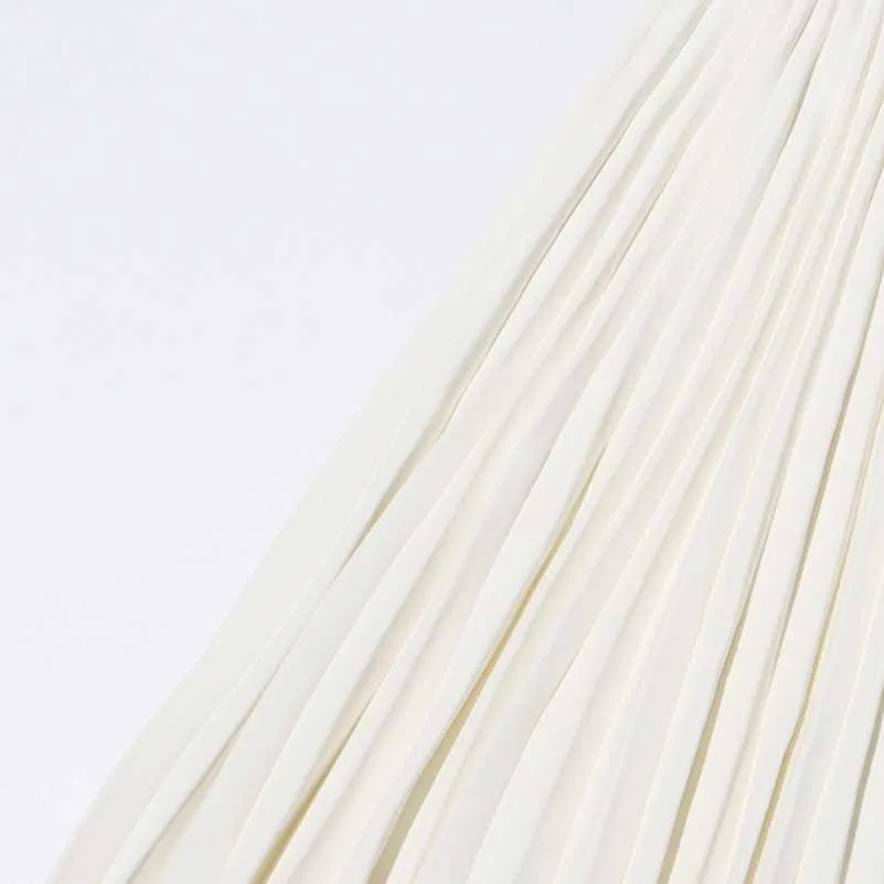 White 2- piece Set Asymmetrical Blazer Pleated Skirts Set