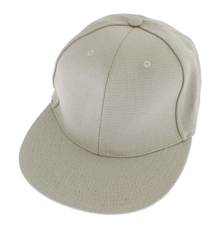 White Cotton Silk Baseball Cap