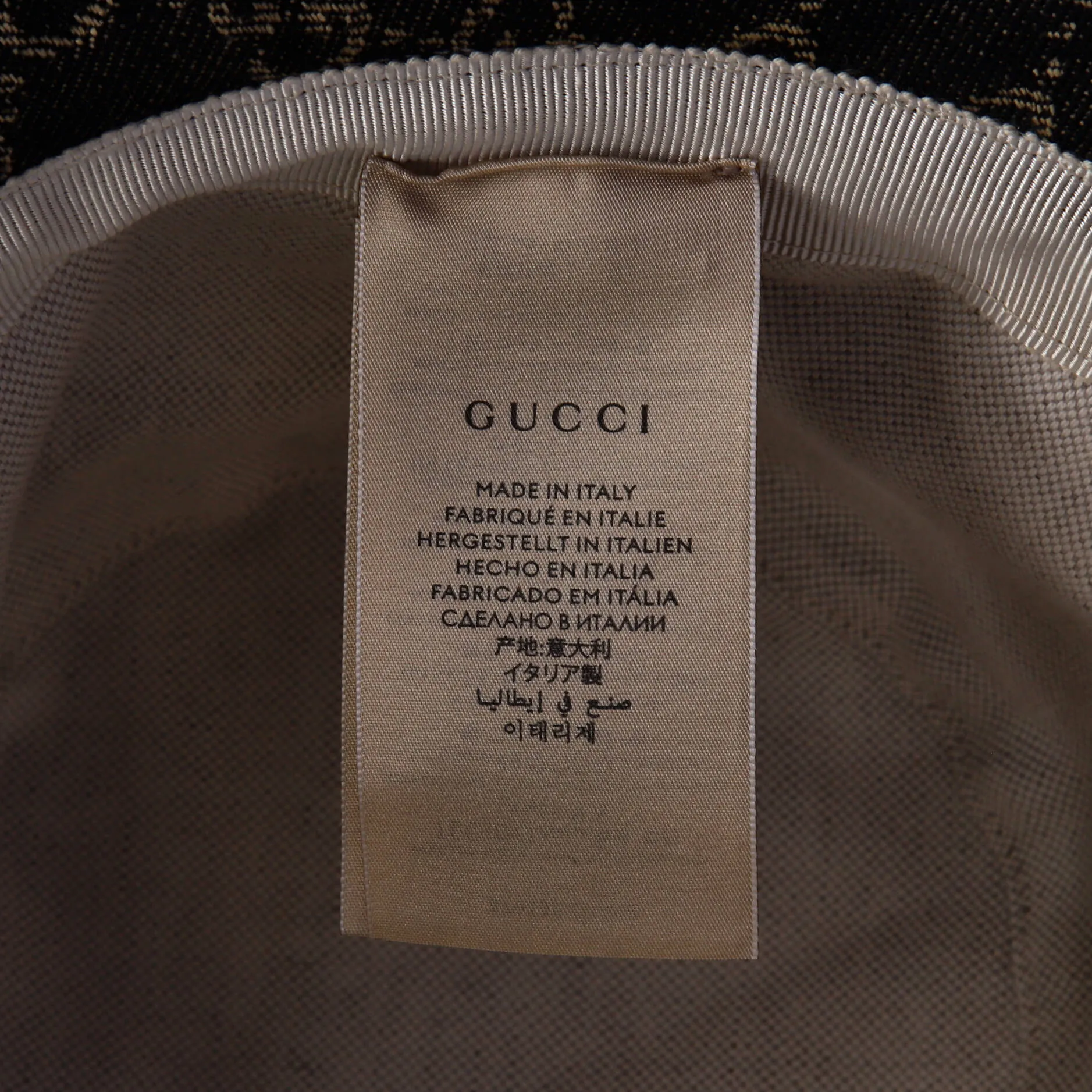 Wide Brim Hat GG Denim