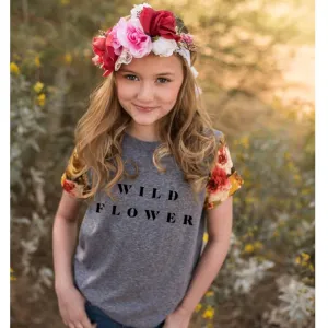Wild Flower - Girls Tee