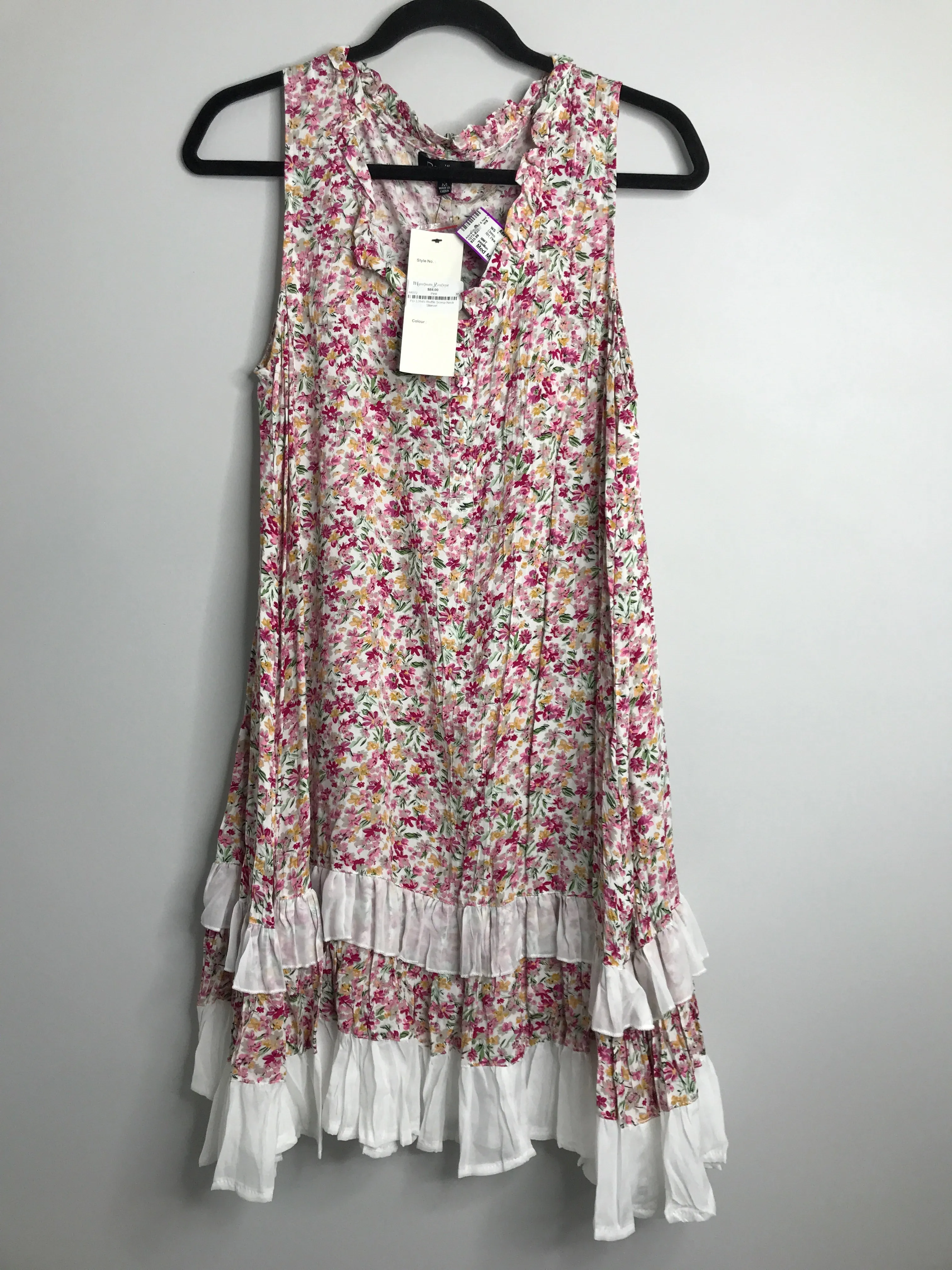 Womens Size Med Misses Pink papillon NWT Dress