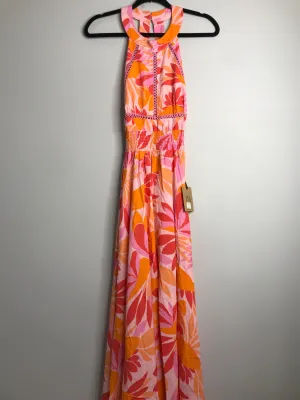 Womens Size Sm Misses Orange Abel the Label NWT Dress