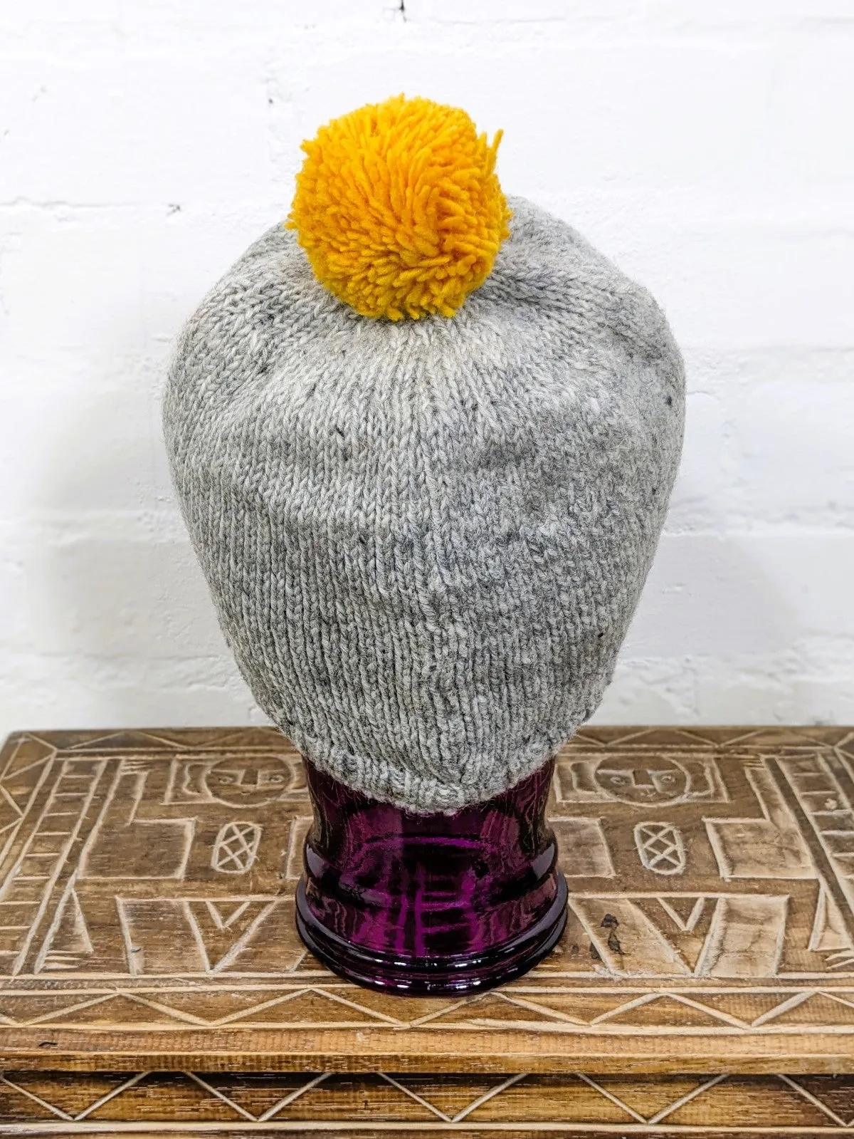 Wool Bee Bobble Hat