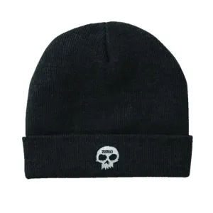 Zero - Single Skull Beanie Black